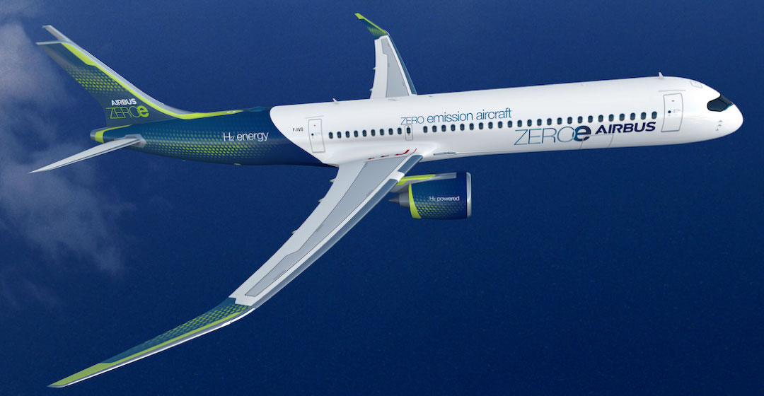 Airbus will bis 2035 Wasserstoffflugzeuge konzipieren und bauen
