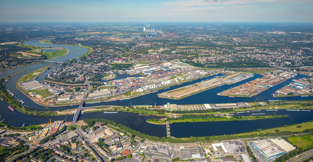 Im Duisburger Hafen entsteht ein klimaneutrales Containerterminal