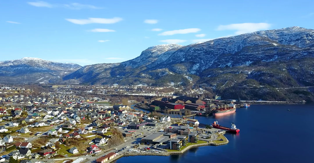 In der norwegischen Gemeinde Sauda entsteht eine Produktionsanlage für grünes Ammoniak