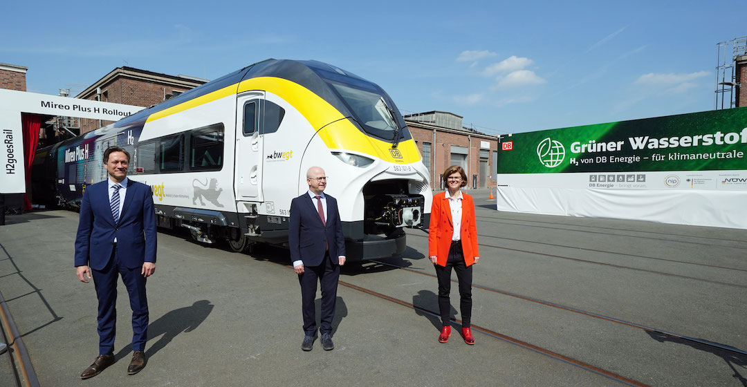 Deutsche Bahn und Siemens zeigen Design des neuen Wasserstoffzuges „Mireo Plus H“