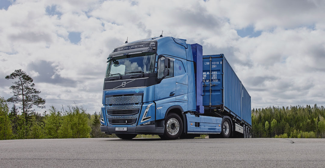 Volvo kündigt schwere Lkw mit Brennstoffzellen an