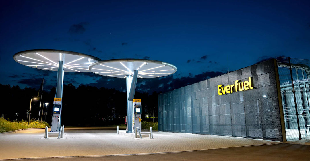 Everfuel plant Wasserstofftankstellen in Deutschland, Schweden und Dänemark