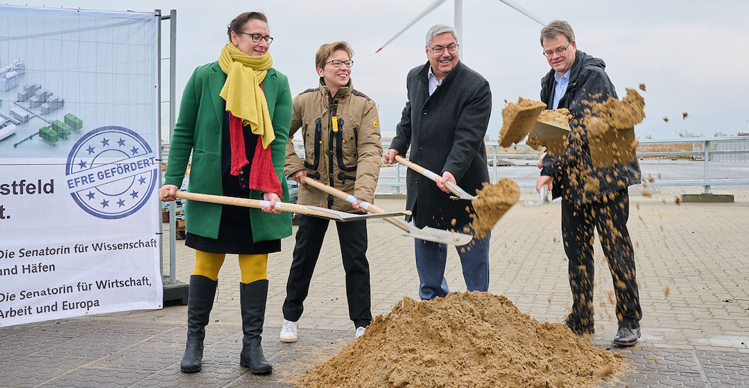 Fraunhofer IWES beginnt den Bau des „Hydrogen Lab Bremerhaven“