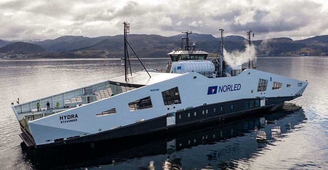 Wasserstofffähre MS Hydra nimmt Betrieb in Norwegen auf