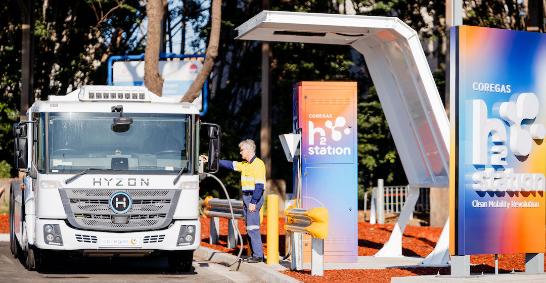 Australien bekommt erste Wasserstofftankstelle für den Schwerlastverkehr