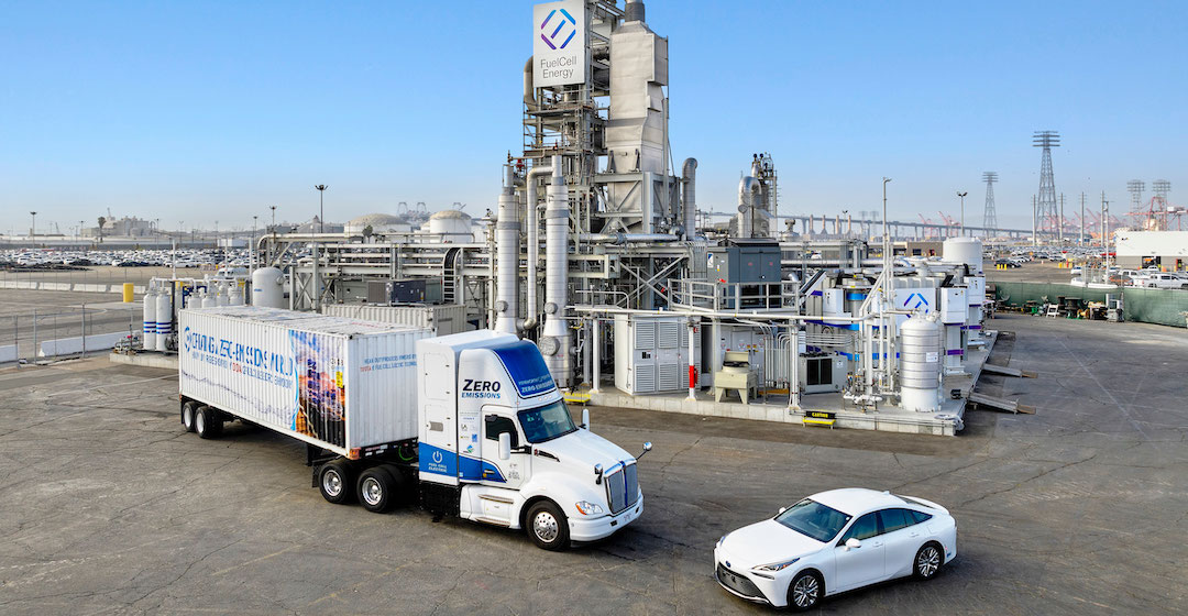 Toyota produziert grünen Wasserstoff, Strom und Wasser im Hafen von Long Beach