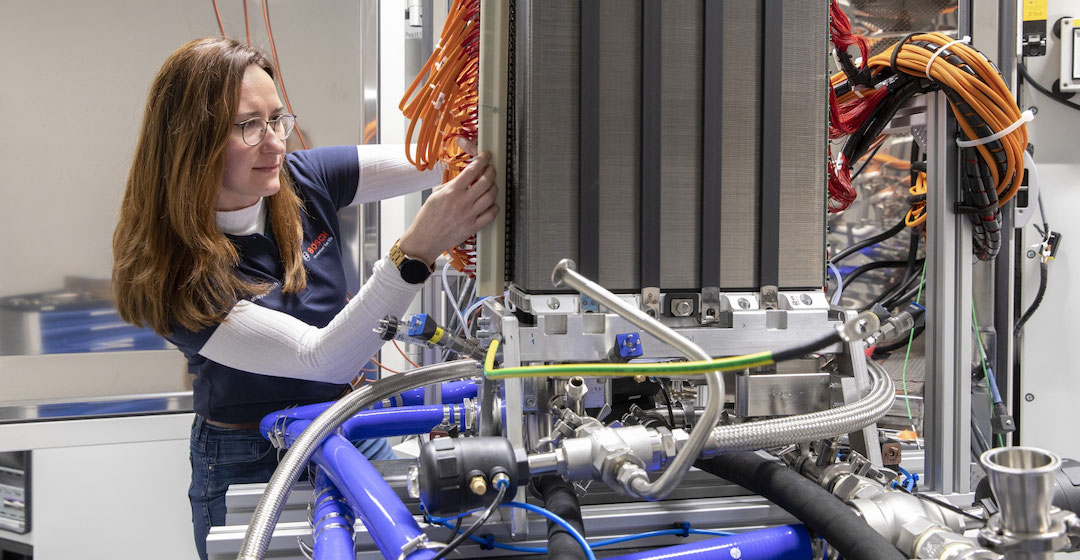 Bosch recycelt Platin aus Brennstoffzellen-Stacks