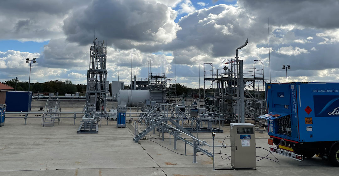 EWE beginnt Wasserstoffspeicherung in Rüdersdorf