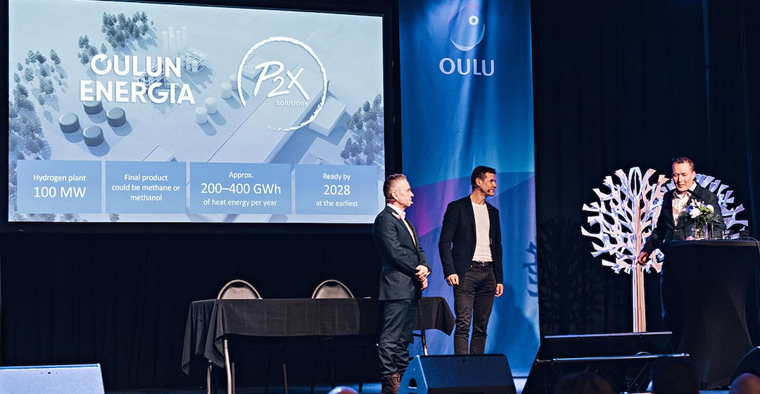 Oulu Energy plant 100-MW-Wasserstoffanlage in Finnland