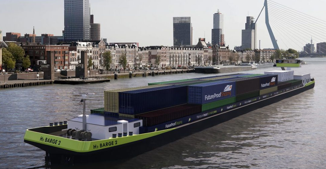Future Proof Shipping betreibt zweites H2-Binnenfrachtschiff