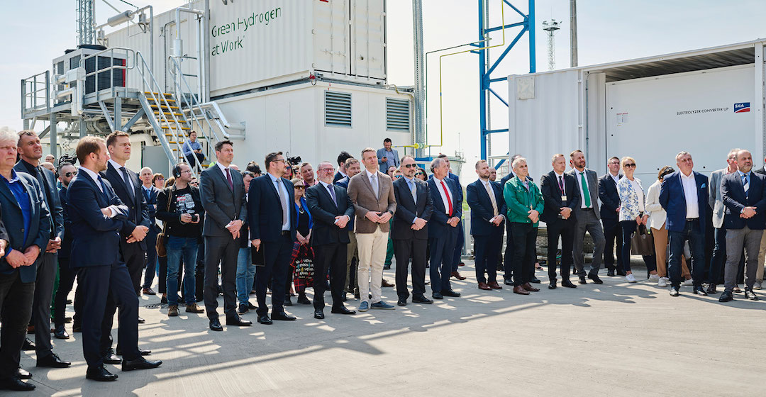MOL eröffnet 10-Megawatt-Wasserstoffproduktion in Ungarn