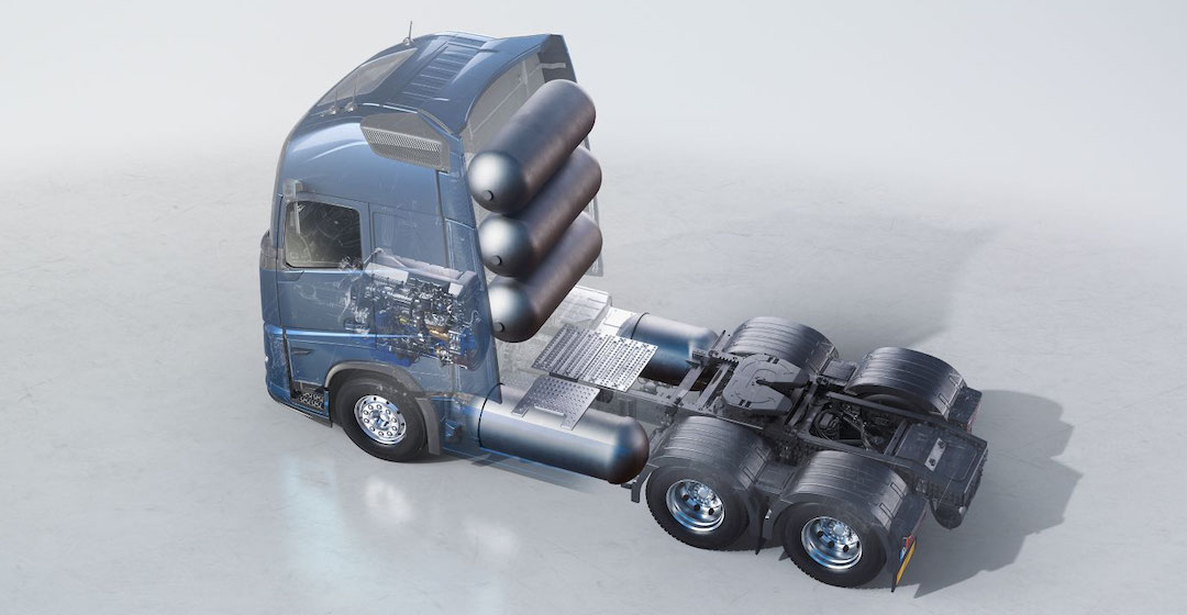 Volvo entwickelt Lkw mit Wasserstoff-Verbrennungsmotoren