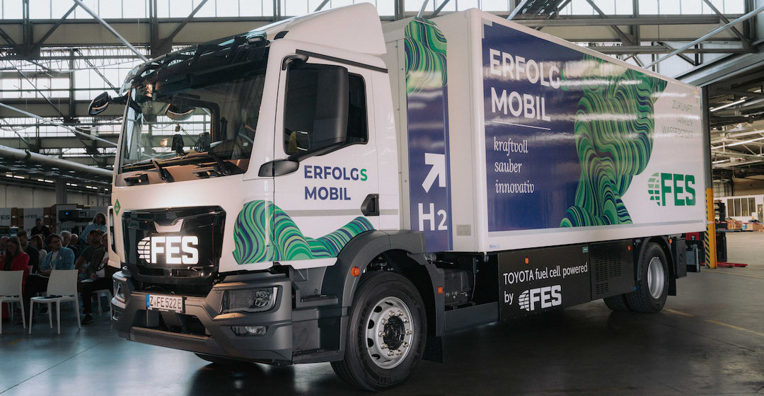 FES präsentiert 18-Tonner mit Brennstoffzellenantrieb