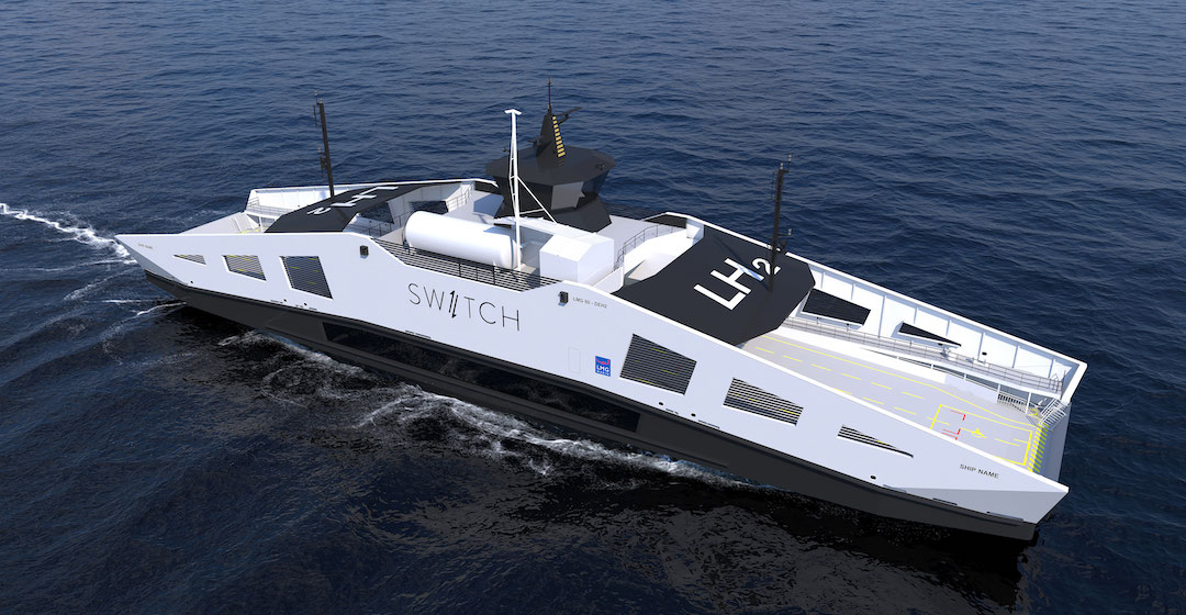 Switch Maritime entwickelt Fähre mit LH2-Antrieb für 300 Passagiere