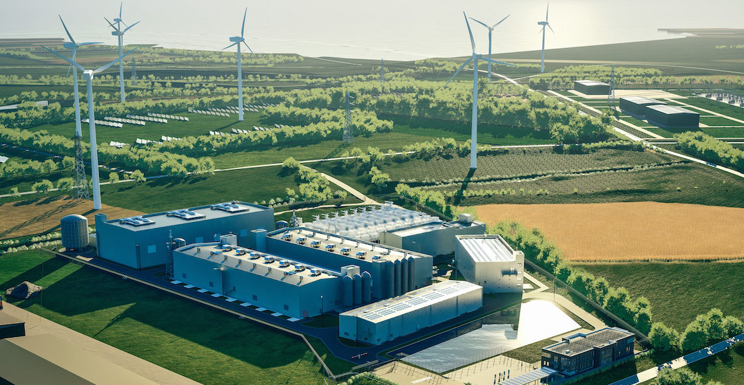 EWE beginnt in Emden mit dem Bau eines 320-Megawatt-Elektrolyseurs