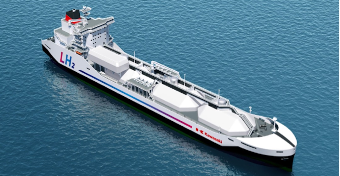 Kawasaki beauftragt Suiso mit dem Bau eines Tankers für Flüssigwasserstoff