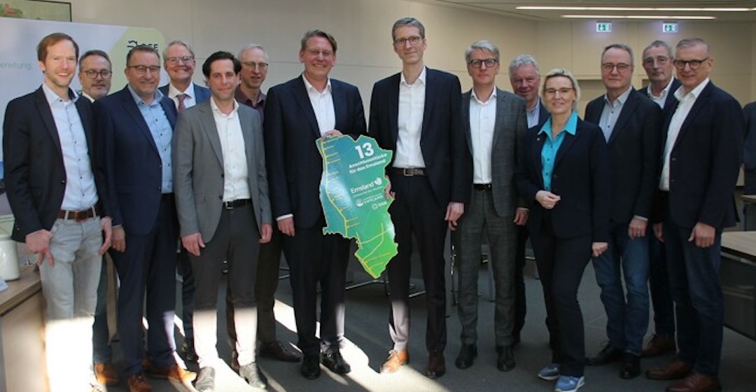 Landkreis Emsland und OGE vereinbaren die Anbindung an das Wasserstoffkernnetz