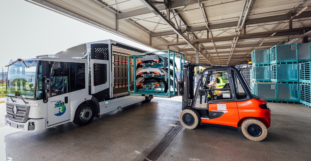 BMW-Werk Leipzig nutzt Lkw mit Wasserstoffverbrenner in der Logistik